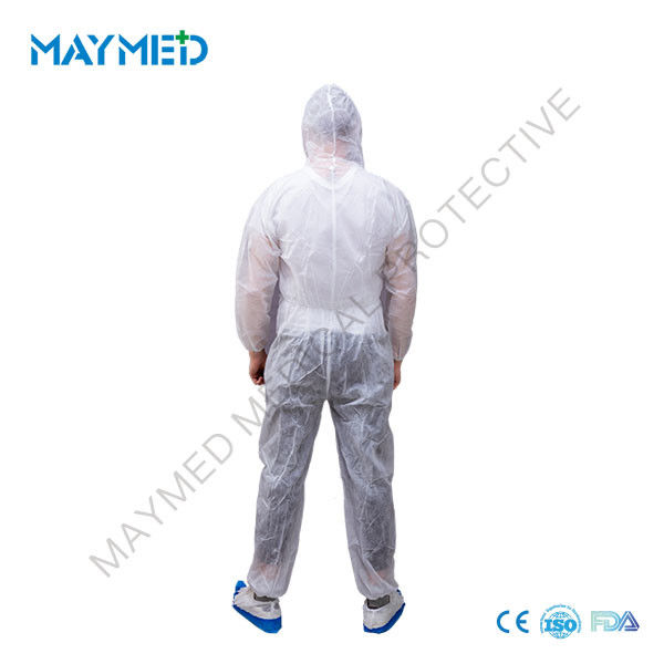 Single Use Personal Protective PP Disposable Isolation Coverall
